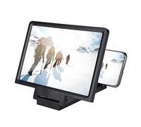 BAFOVY 1,5X Mupa de Pantalla del Teléfono, Mejore los Efectos Estéreo, Ecológico, para Leer, Ver Noticias en Línea, Especialmente para Diseño de Mediana Edad, Portátil, Liviano, Innovador (Black)