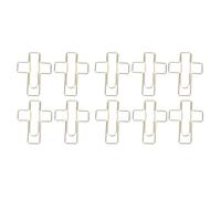 BAFOVY 10 Clips de Metal para Bolígrafo, de Papel de Acero Inoxidable Premium para Cuadernos, Planificadores, con Superficie Lisa para Oficina, Escuela, Sala de Conferencias