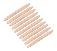 BAFOVY 10 Palos de Cría de Reina de Madera Compuesta, 12 X 1 Cm, Diseño de Doble Cabeza para Injerto de Apicultura y Cría de Reinas por Apicultores Profesionales