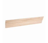 BAFOVY 10 Piezas de Palos de Madera para Manualidades, Varillas de Taco de Abedul Blanco de 30 Cm de Longitud para Construcción de Modelos de Mesas de, Palos de Madera de Sección Lisa para (6MM*30CM)
