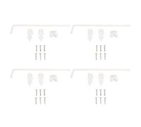 BAFOVY 12in Heavy Duty Cane Gate Drop Rod Gate Steel Drop Pin Ground for Wooden Fence Metal Gates Double Doors with Black Finish Solid Steel Construction Traducción Al español: