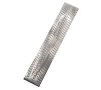 BAFOVY 160 X 30 X 3 Mm Billet de Acero de Damasco Acero Estampado en Blanco HRC58 ±1 Vacío Criogénico Tratado Térmicamente Enfriado Alisado para Cuchillos Fabricantes de Bricolaje Forja y (patrón de