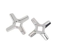 BAFOVY 2 Cuchillas para Picadora de Carne de Acero Inoxidable, Cuchilla de Corte para Picadora de Carne de 5,5 Cm, Fácil Reemplazo, Corte Fino para Picar y Verduras en la Cocina del Hogar