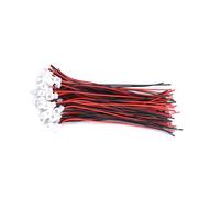 BAFOVY 20 Conjuntos Micro JST Conector del Conector de 1.25 Mm con Cables, Cobre Chapado en Estaño, JST 2p, Conectores de ángulo Conectores y Adaptadores para Placas de Circuito (2pin Set masculino