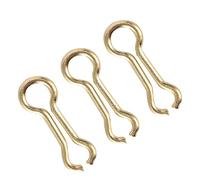BAFOVY 300PCS Ojos DE Alambre DE Acero ALEADO para Pesca PLOMADAS Tornillo Accesorios DE Pesca PLOMADAS Tornillo Resistentes MOLDES DE Lazos Accesorios para EN Agua Dulce Y Salada (S)