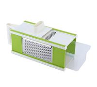 BAFOVY 5 en 1 Rallador de Verduras Portátiles, Dispositivo de Cocina Multifuncional para Facilitar la Trituración, Cortar y Cortar, sin Desastre, Material Resistente, Cuchillas Versátiles, Tamaño
