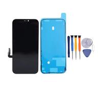 BAFOVY 6.1in Reemplazo de Pantalla, Ensamble de Digitalizador Táctil de Pantalla 3D FHD con Adhesivo para Agua, para A2172