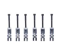 BAFOVY 6 PCS Metal Guitar Saddles, de Bloqueo Doble Altamente Diseñado y Duradero para Reemplazo de Estilo Floyd Rose, Negro, Estabilidad de Tono y Atractivo Estético