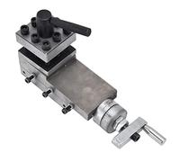 BAFOVY Abrazadera de Tornillo de Banco HT250 Herramienta de Torno de Hierro Gris 50 X 50 Mm Mini Abrazadera de Tornillo de 2 Vías de 63 Mm para Trabajos de Torneado de Mini Torno 0618 de 7 X 10