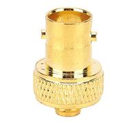 BAFOVY Adaptador BNC Hembra a SMA Hembra, Latón Niquelado, Conexión Fuerte, Alta Compatibilidad para Aplicaciones RF y Comunicación Inalámbrica