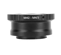 BAFOVY Adaptador de Lente M42 a M4/3, Anillo de Montaje de Aluminio para Cámaras Digitales, Admite Enfoque Manual y Ajuste de Apertura para Modelos Micro 4/3