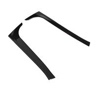BAFOVY Alerón Lateral Trasero Estilo Fibra de Carbono ABS Alerón Lateral de la Ventana Trasera 2 Piezas Fácil Instalación Moldura Exterior para Modificación y Reemplazo de la Ventana Trasera del