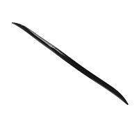 BAFOVY Alerón Trasero para Maletero de Coche, ala de Maletero de Goma Negra Brillante, 120x4cm, Universal con Adhesivo de Doble Cara, Reduce la Resistencia Al Viento, Soporta Estabilidad a Alta