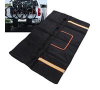 BAFOVY Almohadilla para Portón Trasero de Bicicleta de Montaña, Protector para Portón Trasero de Camioneta, Resistente, a Prueba de Rayones, con Capacidad para 5 Bicicletas y Cierre