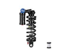BAFOVY Amortiguador Trasero de Muelle para Bicicleta de Montaña, Amortiguador de Aleación de Aluminio de 550 Libras con Precarga de Compresión, Rebote y Amortiguación (185MM 550LB 54x24 Buje)