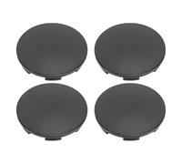 BAFOVY Apariencia Mejorada, Tapas Centrales de la Rueda de Automóvil Universal, una Cubierta Rápida de 4 Piezas para una Fácil Instalación, Personalización Personalizada con Ampliamente (Black)