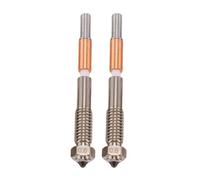 BAFOVY Boquilla Integrada para Impresora 3D de 2 Piezas, Material de Acero Endurecido, Rápido para Filamentos Avanzados, Compatible con QIDI PLUS 4 y Más (0,6 mm)