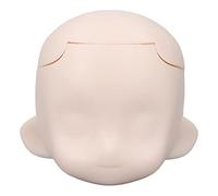 BAFOVY Cabeza de Muñeca en Blanco, Cabeza de Muñeca Extraíble Articulada con Bola 1/12 para Maquillaje de Bricolaje, con Material de Cemento Plástico para Reemplazo, Pequeño y Liviano (Super Blanco)
