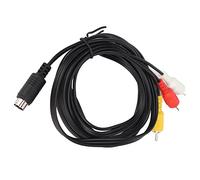 BAFOVY Cable Mini DIN a 3, Cable Compuesto de PVC de Primera Calidad, Señal Clara para Receptor AV de TV, 5,9 Pies, Ideal para Monitores y Proyectores