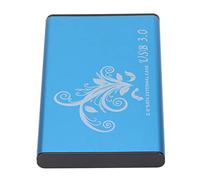 BAFOVY Caja para Disco Duro, Aleación de Aluminio, Capacidad de 4 TB, USB 3.0 de 5 Gbps, Estuche Portátil para Computadora Portátil o de Escritorio (Blue)