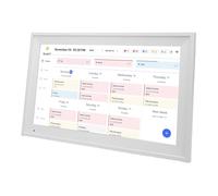 BAFOVY Calendario Digital Inteligente, Planificador Familiar de Pared con Pantalla Táctil de 15.6 Pulgadas, Pantalla FHD y Sincronización WIFI, para Calendario (Enchufe de la UE)