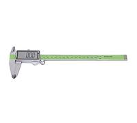 BAFOVY Calibrador Vernier Digital, Calibradores Digitales de Acero Inoxidable 150 Mm, 200 Mm, 300, Precisión de 0,01, Pantalla LED Grande, Conversión en Pulgadas para Medición de Bricolaje y (200mm)
