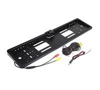 BAFOVY Cámara de Matrícula con LED, Marco de Matrícula Trasera for Coches | Ángulo Amplio de 170°, IP67 Impermeable, Visión Nocturna, Sensor CMOS HD, Instalación Fácil y Ajuste Universal para