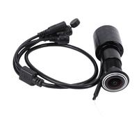 BAFOVY Cámara de Mirilla de Puerta, Resolución HD 5MP, WiFi6, Bluetooth, Monitoreo por Aplicación con Algoritmo de IA para Detección de Personas y Vehículos, Compatible con Edge,