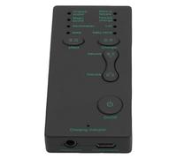 BAFOVY Cambiador de Voz Portátil, 8 Efectos de Sonido 4 Cambios de Sonido Interfaz USB Recargable de 3,5 Mm, con Batería de 300 MAh para Teléfonos Inteligentes, PC, Tabletas, Consolas