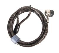 BAFOVY Candado de Cable para Computadora Portátil, Cable de Seguridad de Acero de Longitud Ajustable con 2 Llaves, para Computadora Portátil, de Escritorio, Pantalla LCD, Protección