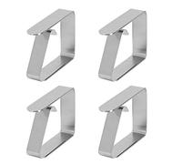 BAFOVY Capaces de Tela de Mesa, No Es Componente para Picnic y Fiesta con Acero Inoxidable, 4pcs