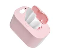 BAFOVY Capacidad de Toallitas de 80 Piezas, Calefacción Rápida, Calentador de Toallitas para Bebés USB, Temperatura Ajustable, Pantalla Digital, Fácil de Usar, rosa/verde/, Temperatura Constante