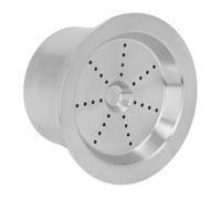 BAFOVY Cápsulas de Café Recargables, Cápsulas de Café Reutilizables de Acero Inoxidable con Doble Filtración para Cafeteras Serie CAFFITALY y