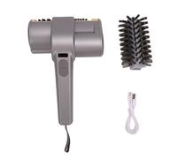 BAFOVY Cepillo Eléctrico para Parrilla, Limpiador de Barbacoa Inalámbrico de Acero Inoxidable, Estropajo Giratorio Automático con Ergonómico para Limpieza en Cocina y Exteri