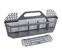 BAFOVY Cesta para Cubiertos para Lavavajillas, Cesta de Almacenamiento de Cubiertos de Plástico ABS con Diseño de Rejilla Abierta, 19,7x8,3x3,7 Pulgadas para WD28X10128