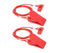 BAFOVY Clave de la Cinta de Correr, Llave de Seguridad de la Cinta de Correr de 2 Piezas Llave de Cinta de Correr Magnética Compacta de la Máquina de Correr Compacto con Plástico ABS