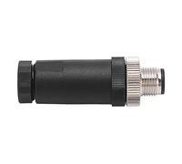 BAFOVY Conector NMEA 2000 Macho Instalable en Campo, ABS Impermeable M12 5 Núcleos, Fácil Instalación para Barcos Lowrance Simrad