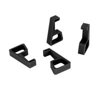 BAFOVY Consola de Juego Stand Horizontal 4pc, Game Horizontal Suppil Adoting Sproket Enfriamiento Pats Slable Prueba de Soporte Estable Accesorios de Soporte (Black)