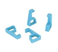 BAFOVY Consola de Juego Stand Horizontal 4pc, Game Horizontal Suppil Adoting Sproket Enfriamiento Pats Slable Prueba de Soporte Estable Accesorios de Soporte (Blue)