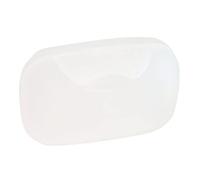 BAFOVY Contenedor de de Viaje PP Caja de Portátil 12 X 8 X 4,5 Cm Cierre a Presión a Prueba de Fugas Jabonera Ligera Lavable para el Hogar Hotel Hostal Viajes (Mate Transparente)