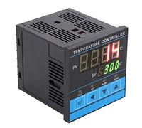 BAFOVY Controlador de Temperatura PID Digital AC220V Relé Salida SSR 32 a 752 Fahrenheit Entrada Tipo K Control Inteligente con Autoajuste para Usuarios de Calefacción de Laboratorio de Horno