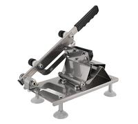 BAFOVY Cortador de Carne Manual Máquina Cortadora de Carne de Acero Inoxidable Rebanador Uniforme Multifuncional Operación Rápida Fácil Limpieza para Restaurantes Tiendas de Ollas Calientes Cocina