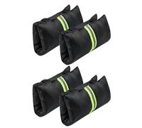 BAFOVY Cubierta para Grifo Exterior de Invierno, Tira Reflectante, | Protección contra Heladas, Tela Oxford Aislada, Cubierta Para Grifo de Agua, Para Jardín Patio, Negro