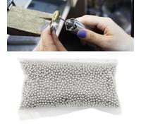 BAFOVY Cuentas de Pulido de Acero Inoxidable, Bolas de Pulido de Metal Multifuncionales de 1 Lb con Superficies Redondeadas y Resbaladizas para Joyería, Piezas Automotrices, Válvulas, (Acero