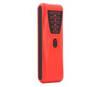 BAFOVY Detector de Campo Magnético, Material ABS, 5 Indicadores LED Coloridos, Mide Niveles EMF, Ideal para la Seguridad en el Hogar y la Conciencia de la Exposición a la Radiación (rojo)