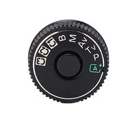 BAFOVY Dial de Modo de Botón de Cubierta Superior de Cámara, Tapa de Dial de Modo de Plástico Negro para 5D3 con Larga Vida útil e Instalación Sencilla