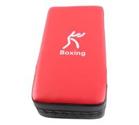 BAFOVY Escudo de Boxeo de Taekwondo de 15,6x7,5x3,7 Pulgadas, Almohadilla Ligera de Kickboxing de Cuero PU con Correa Ajustable para Artes Marciales MMA Muay Thai