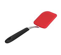 BAFOVY Espátula de Silicona Espátula de Cocina de Acero Inoxidable 9,4 X 2,6 Pulgadas para Freír Resistente Al Calor de Borde Fino Flexible para Utensilios de Cocina Antiadherentes Panqueques Huevos