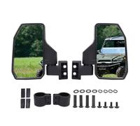 BAFOVY Espejo Retrovisor Lateral UTV Espejo Retrovisor UTV Vidrio Templado Plegable Ajustable e Inastillable para Mule Wildcat Maverick con Carcasa de ABS Diseño de Vidrio Dividido en