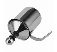 BAFOVY Espumador de Leche Manual, Espumador de Leche con Bomba Manual de Acero Inoxidable de 400 Ml o 800 Ml, Pantalla de Espuma Doble, Boquilla y Asa de Fácil Vertido, para Chocolate Caliente con